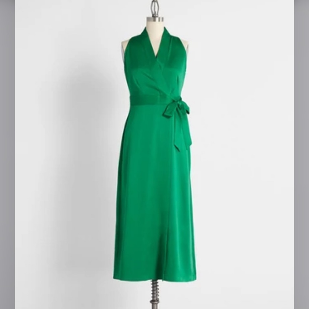 NWT ModCloth Tried with a Thought Halter Party Dress